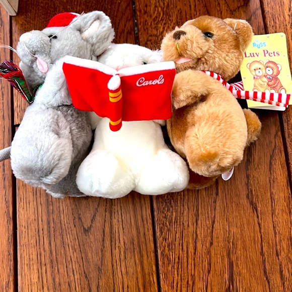 Vintage Russ Luv Pets Christmas Trio - Picture 2 of 4